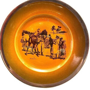 VTG  Ridgeway Coaching Day Cottagecore Home Office Decor 10” Collectable Plate